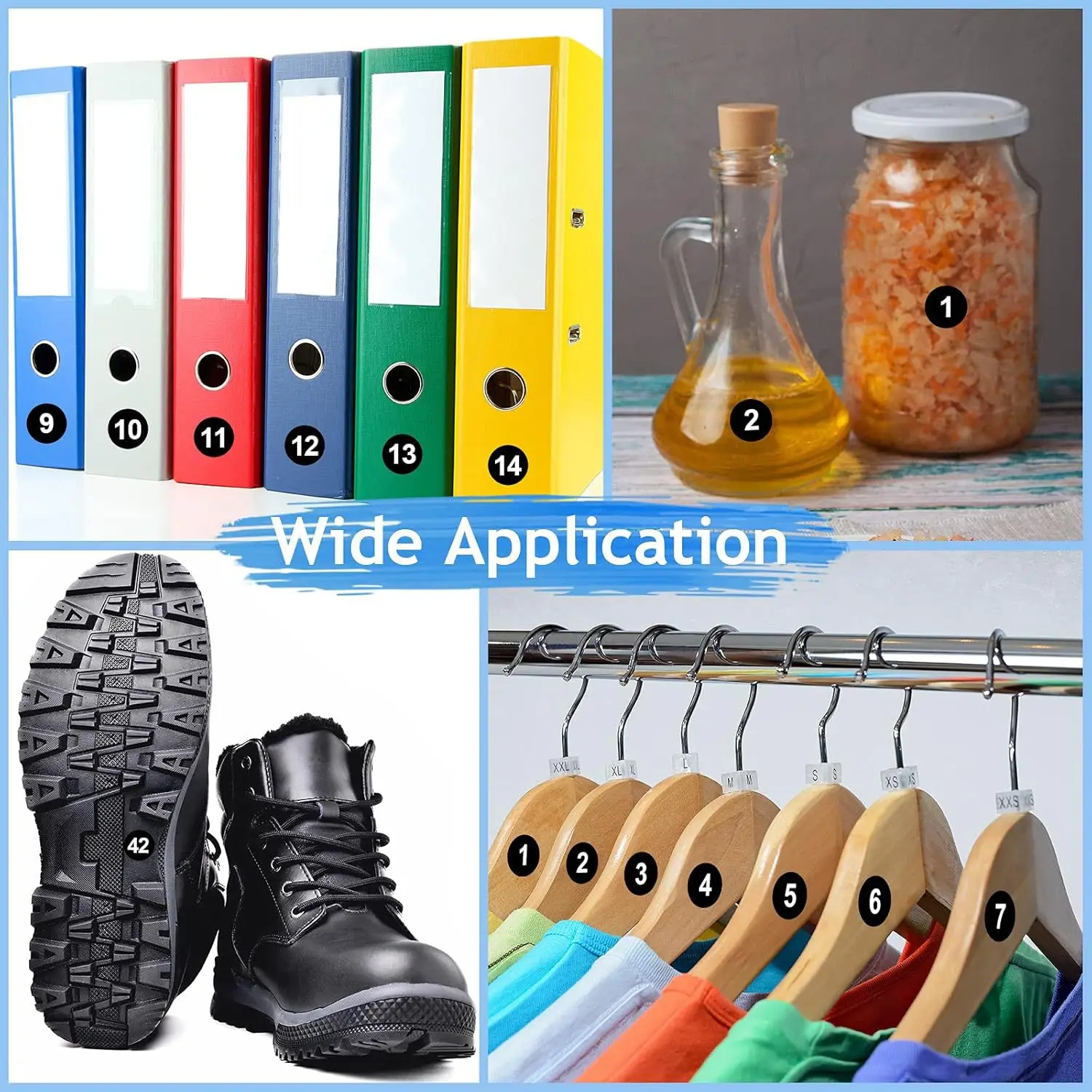 

2500 шт. наклейки с номерами 1-100 круглые самоклеящиеся маленькие этикетки для организации школьных канцелярских товаров мини-этикетки