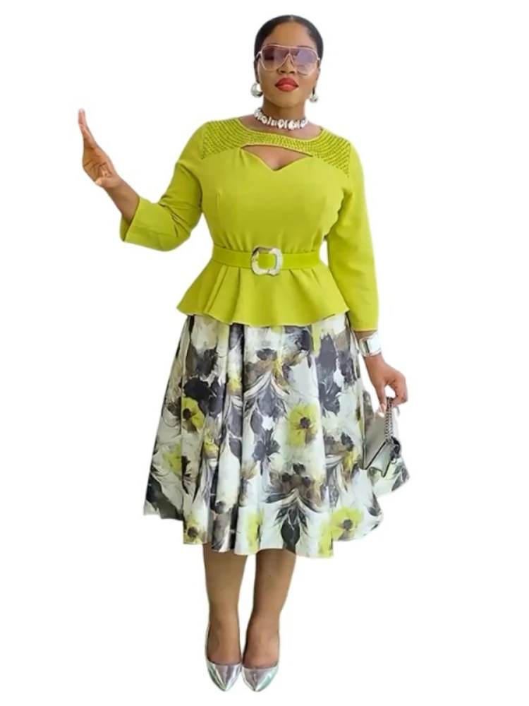 

African Dresses for Women Plus Size Africa Clothes Dashiki Ankara Turkey Outfits Gown Elegant Muslim Wedding Party Long Dress