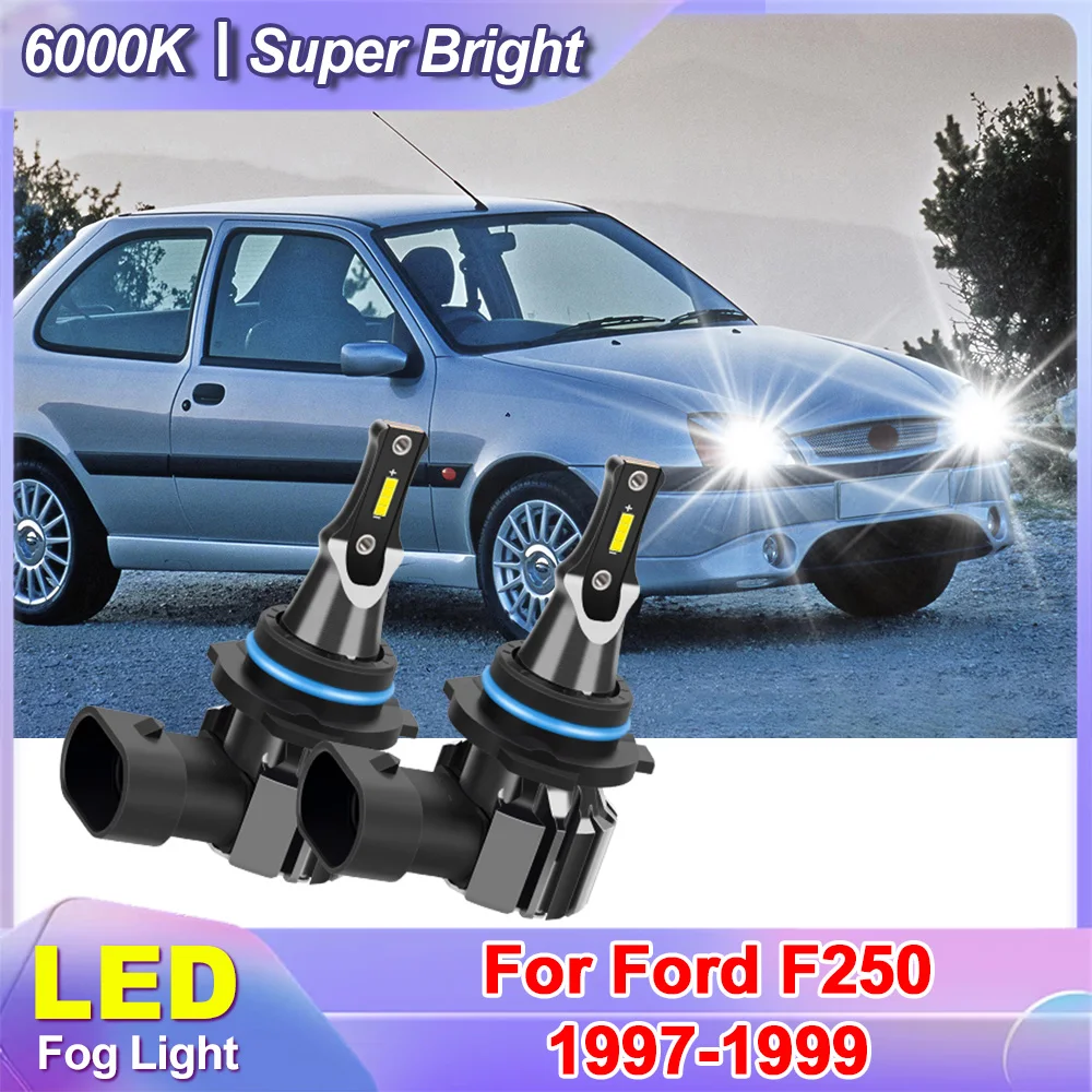 

Для Ford F250 1997-1999 Противотуманная фара Canbus 9006 HB4 Светодиодные чипы 30000LM 6000K Белый фары дальнего света 1:1 Мини-размер Дизайн