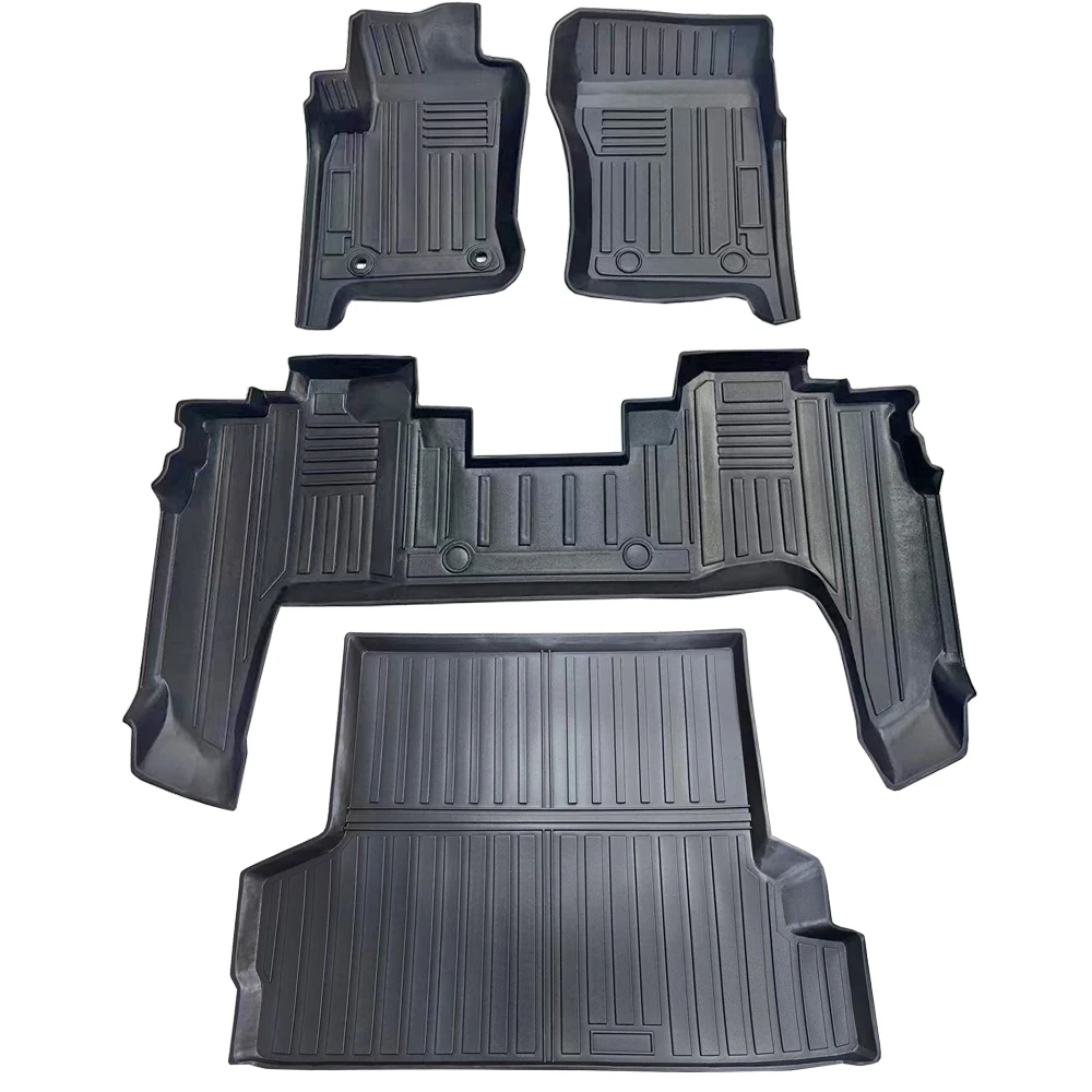 Водонепроницаемые 3D-коврики для пола и багажника LHD для Toyota Land Cruiser 70 Series LC70 LC76 LC79 FJ76 FJ79 FJ70 2024 Аксессуары