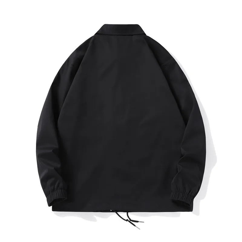 2025 Autumn New Casual Loose Jackets for Men Korean Fashion Solid Men's Jacket Coats Japan Streetwear Men Clothing