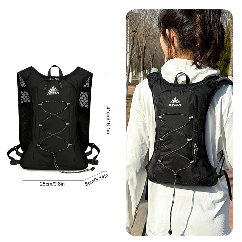 1pcs  Running Hydration Vest Backpack, Lightweight Water Backpack, Hydration Backpack Running Vest for Hiking Biking Running