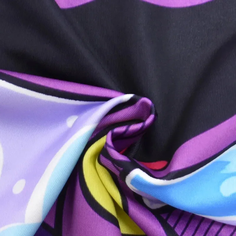 Anime Cosplay Critters sonrientes vestido niños dibujos animados gato siesta ropa bebé niñas camisón de verano niños pijama de manga voladora 72th