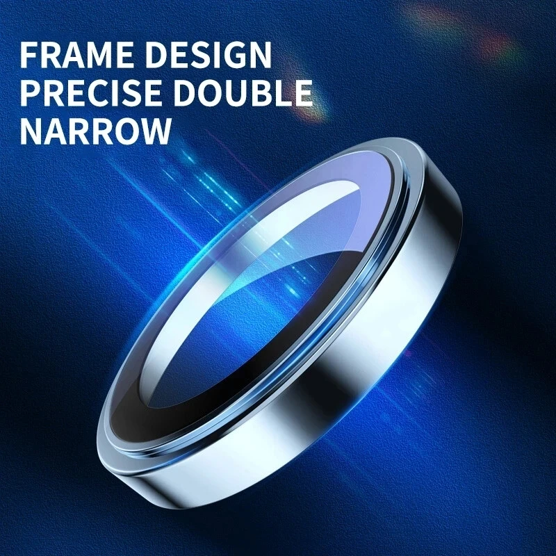 Full Cover Camera Lens Protector Glass For iPhone 14 13 12 11Pro Max Metal Lens Ring Protection Film For iPhone 12 13Mini 14Plus