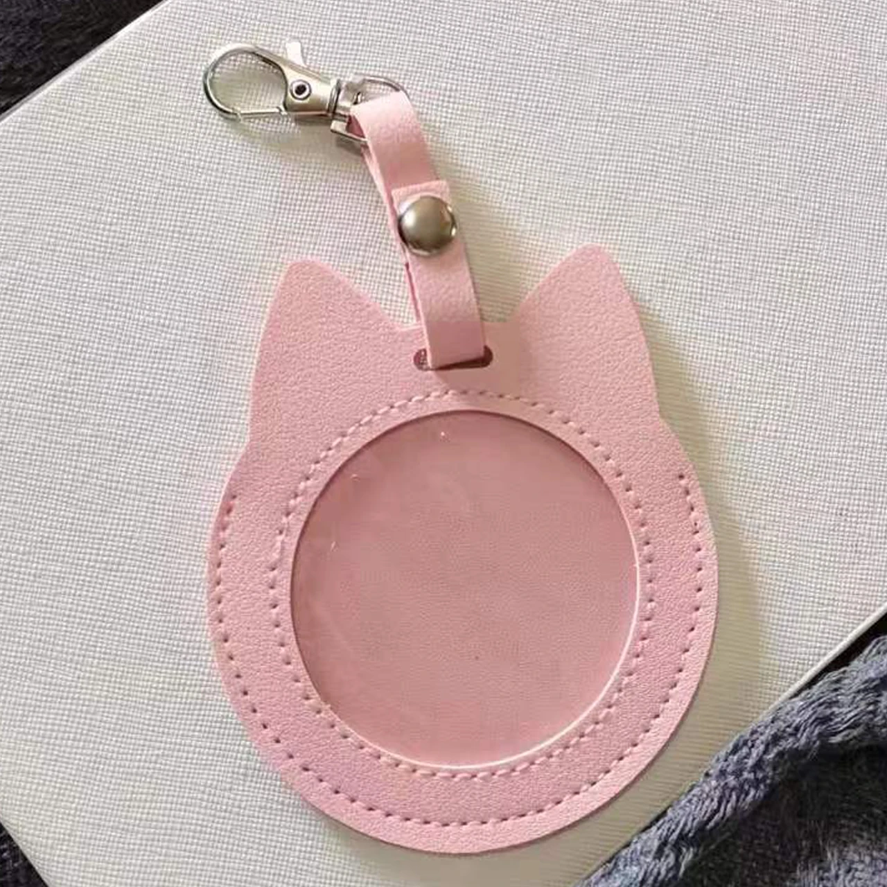 Portable Round Badge Storage Bag - Protective Case & Display Pouch, Cute Anime Bag Accessory for Badge Collection & Daily Carry image 3