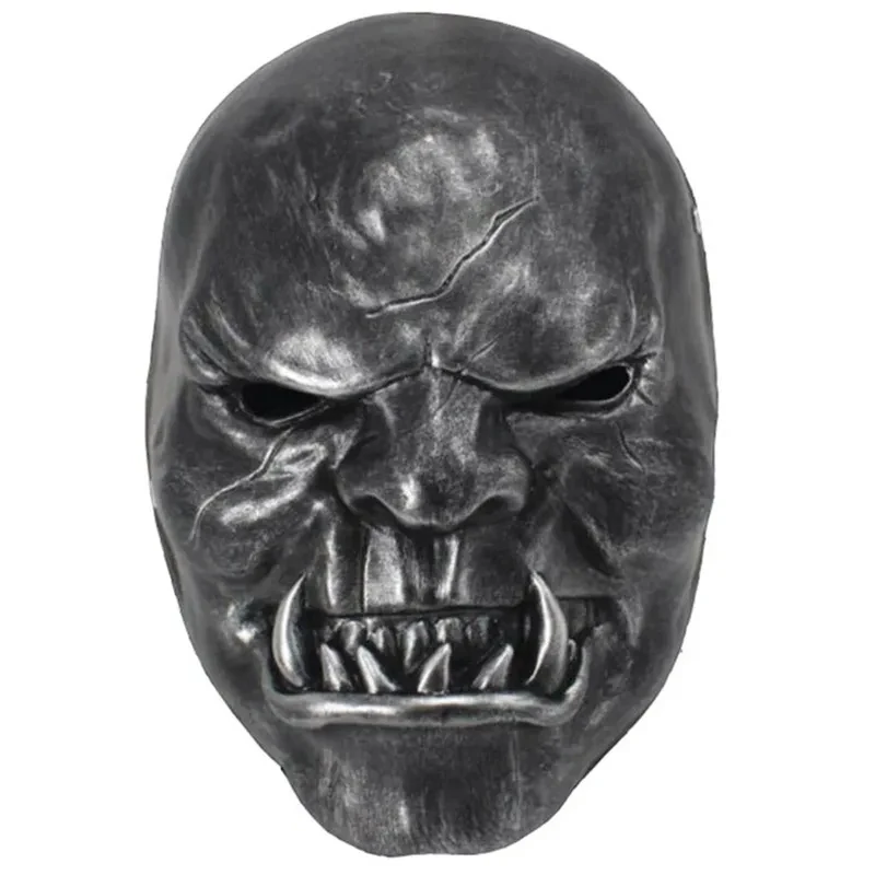 

OPResin Marshal Thrall Cosplay , Horror Tribe Orc, Halloween Party Costume Game Mask 8f5d][