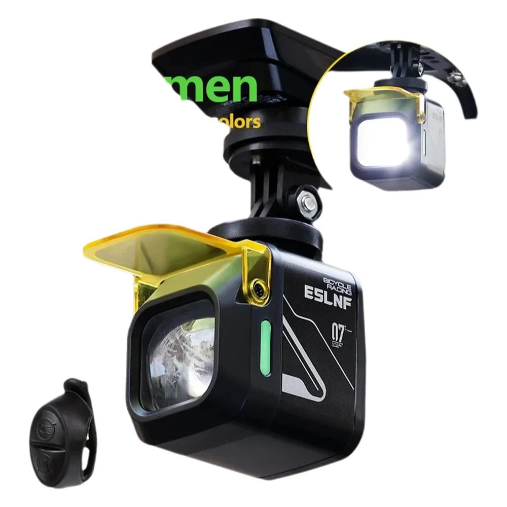 AliExpress ESLNF 1200Lumen Bicycle Light Aluminum Alloy 4000Mah Type-C Charging Bicycle Headlight With Dustproof Lampshade Bicycle Front Light