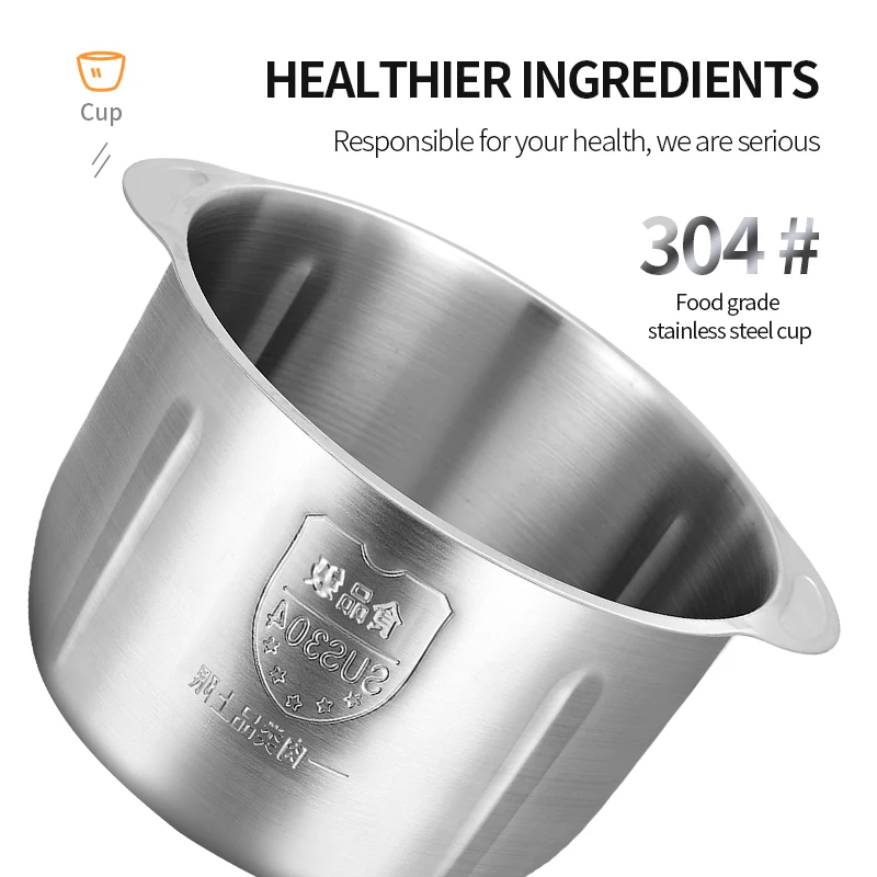 Stainless Steel Meat Grinder Slicers Household 6L Capacity Mincer Electric Food Grinder 1800W Class a Energy Efficiency