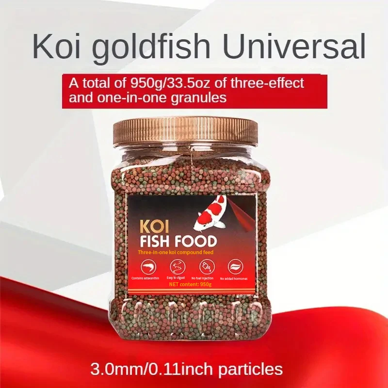 Goldfish Variety Pellets, Colored Granular Fish GrainBalanced Diet, Suitable For Koi, Goldfish, Parrotfish, Betta.Aquarium Fish,