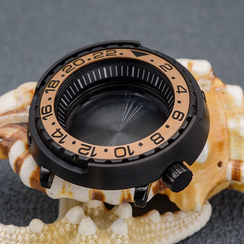 Custodie per orologi in scatola di tonno con quadrante NH35 inserto con lunetta Seiko orologi meccanici per cassa dell'orologio subacqueo da uomo con movimento automatico NH35