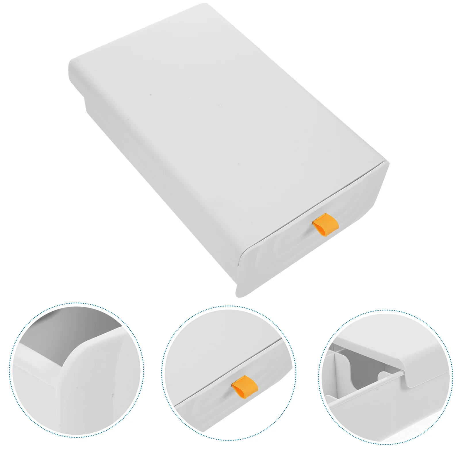 

Underwear Storage Box Plastic Drawer Type Cabinet Desk Bottom Organizer Pen Holder Multi-Purpose Stationery Storage Case Under