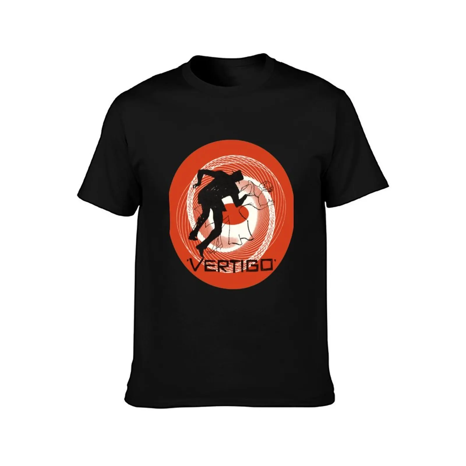 Hitchcock T-Shirt, Summer Casual Cotton Tee, Oversized Streetwear Tops, Vintage Graphic Print, Loose Fit Short Sleeve