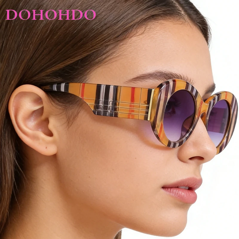 

Oversized Retro Round Women Sunglasses Fashion Brand Design Punk Big Frame Men Sunglass Travel Shade Eyewear Ladies Lentes UV400