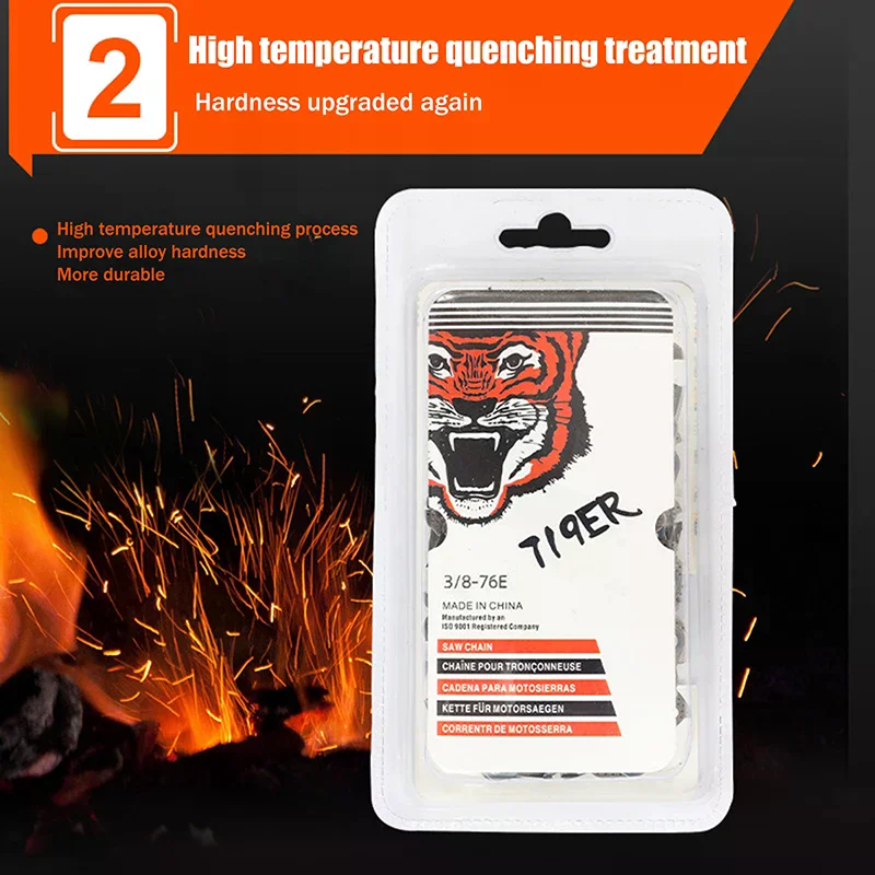 18/20/22/24 Inch Metal Chainsaw Chain Spare Parts Link Chainsaw Saw Chain Blade Electric Saw Accessories For Wood Cutting