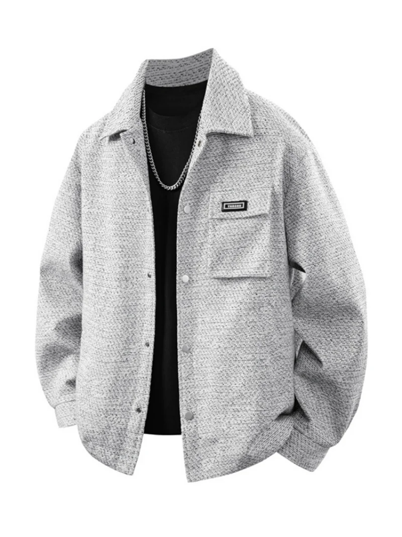 

Men's 2026 Workwear Collar Jacket Trendy Stylish Versatile Casual Retro Spring Autumn Coat