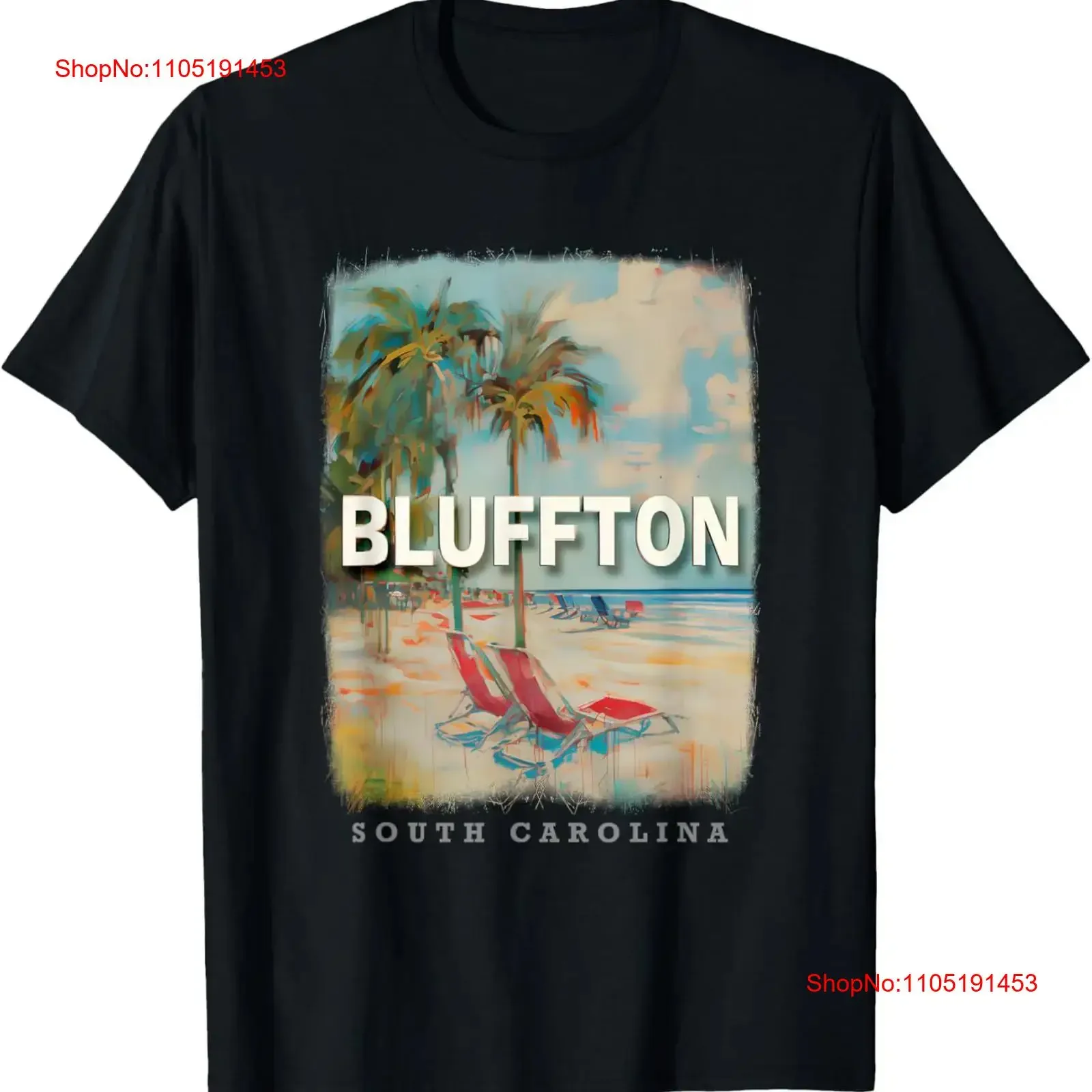 

Bluffton South Carolina SC Coastal Charm SD621 T Shirt vintage Washed Stylish Versatile Unisex fashion graphic Soft homme