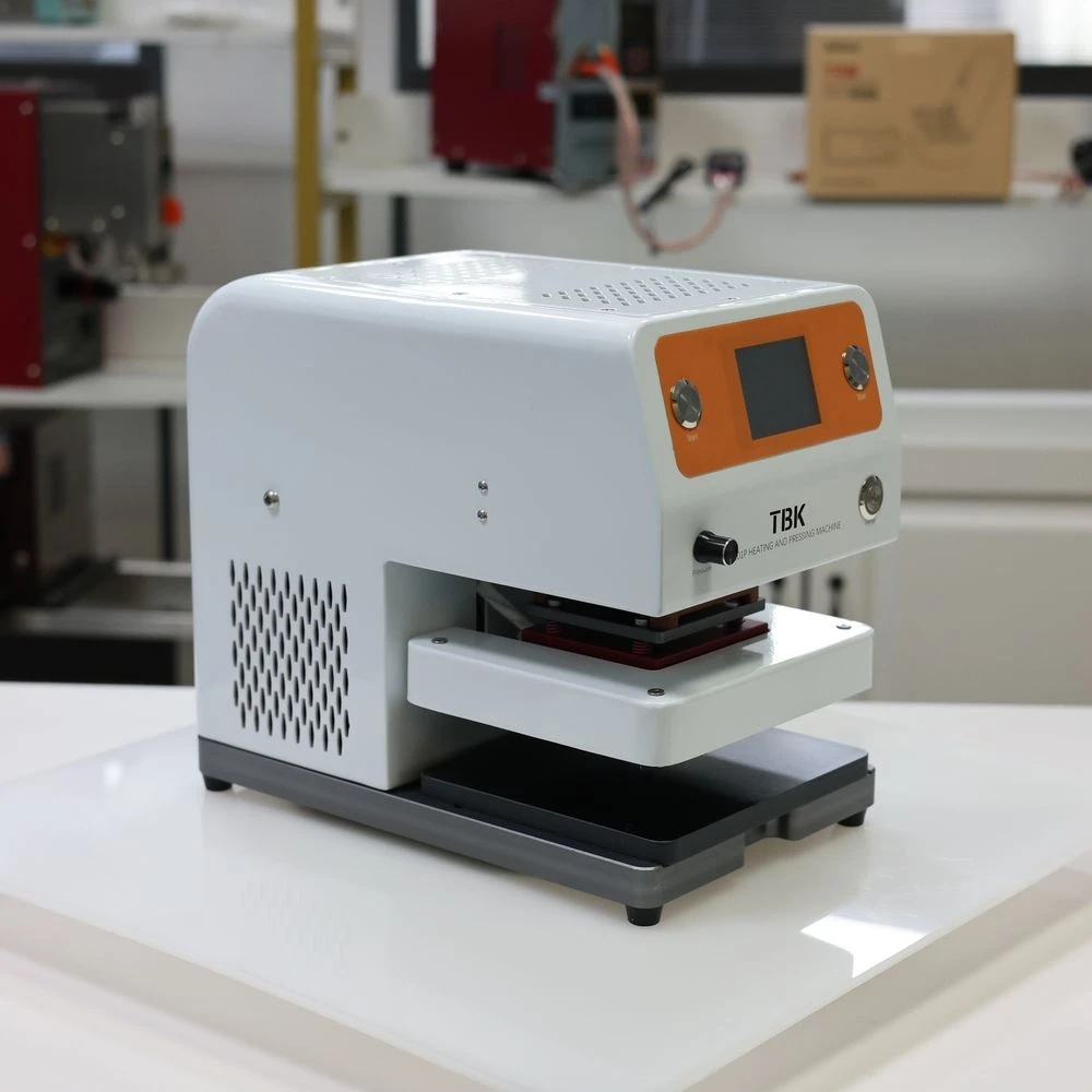 

TBK 201P Heating Pressure Screen/Frame/Back Glass Clamping Holding Machine Built in Air Pump for Mobile Phone Fixing Repair Tool