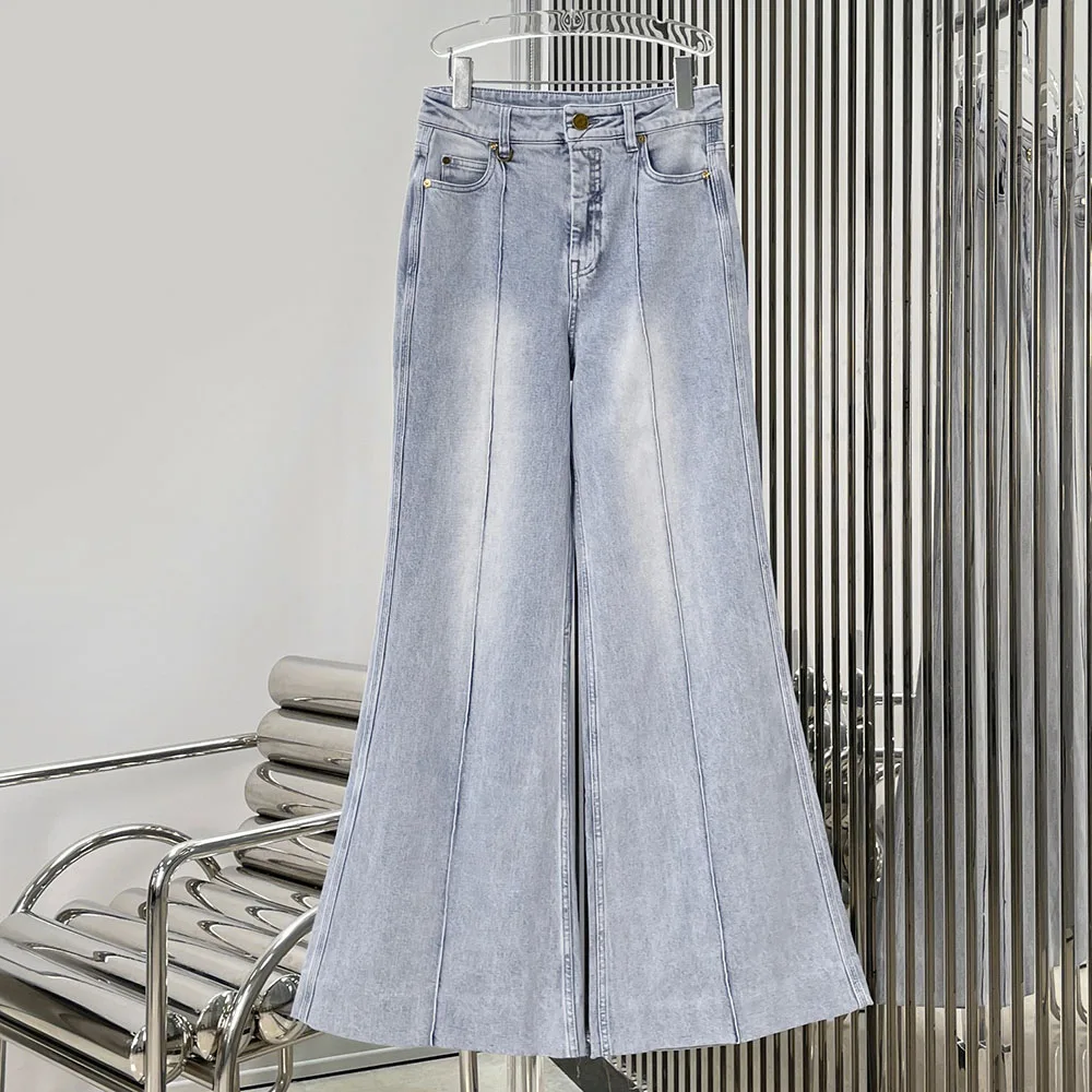 

High-quality 2026 new style women's fashionable and elegant flared jeans, suitable for commuting and dates xy2640915