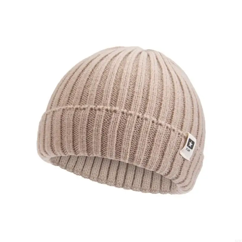 

A5YC Kids Hat Knitted Winter Hat Skiing Camping Warm Hat with Ear