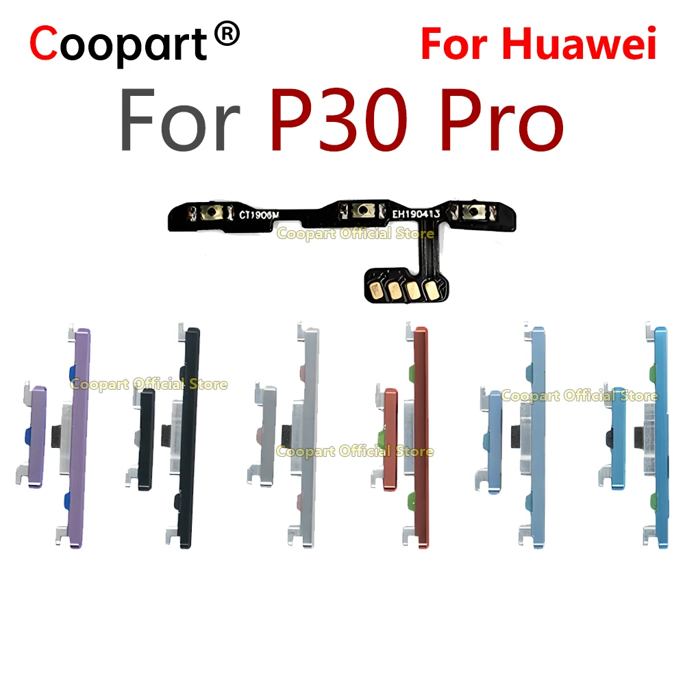 

Для Huawei P30 Pro P30pro Кнопка включения и выключения громкости вверх и вниз Боковые кнопки Ключ