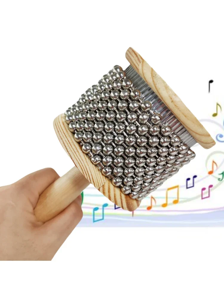 

Инструмент Cabasa Ручной шейкер Cabasa Деревянный инструмент Cabasa Музыкальная игрушка для музыкального образования с 3-мя размерами DJ Аксессуары