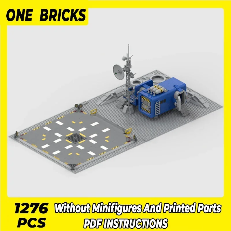 

Classic Space Model Moc Building Bricks The New Galaxy Outpost Explorer Technology Blocks Gifts Christmas Toys DIY Sets Assembly