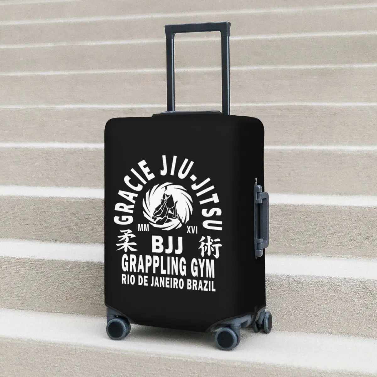 브라질 주짓수 가방 커버 보호 18-32인치용 탄성 여행용 수하물 보호 커버