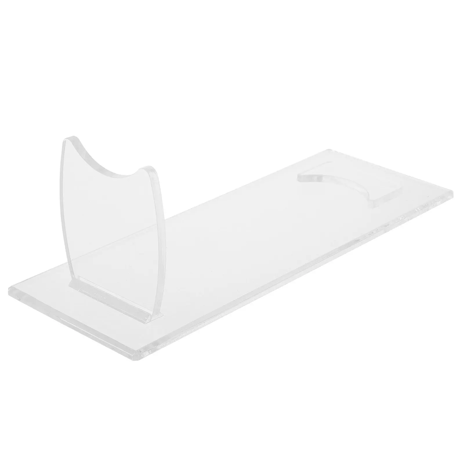 Clear Acrylic Flashlight Display Base Small Tabletop Stand Stable Display Rack Torch Holder Showing Bracket for Flashlight