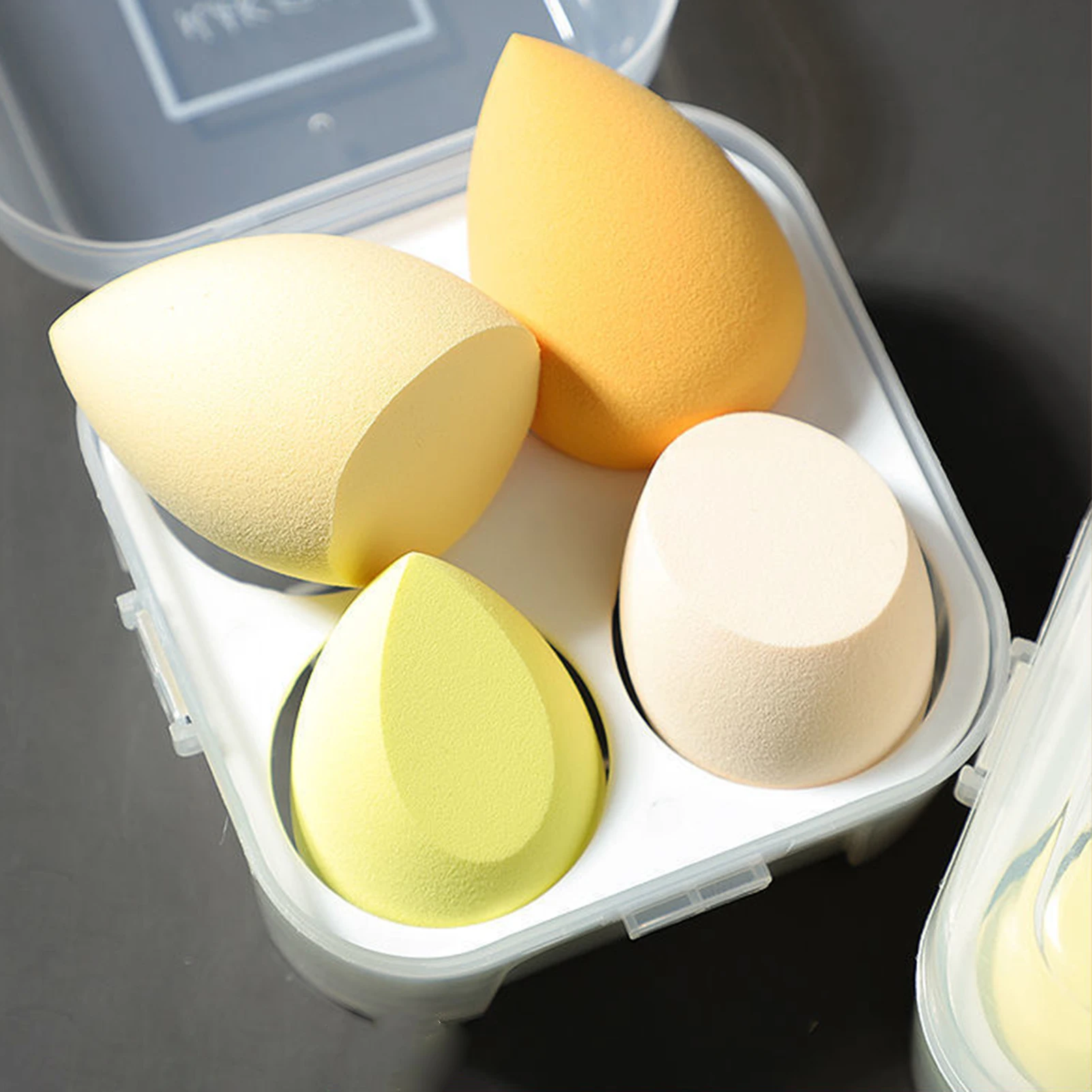 4pcs Makeup Sponge Blender Beauty Egg Cosmetic Puff Soft Foundation Sponges Powder Puff Women Make Up Accessories Beauty Tools