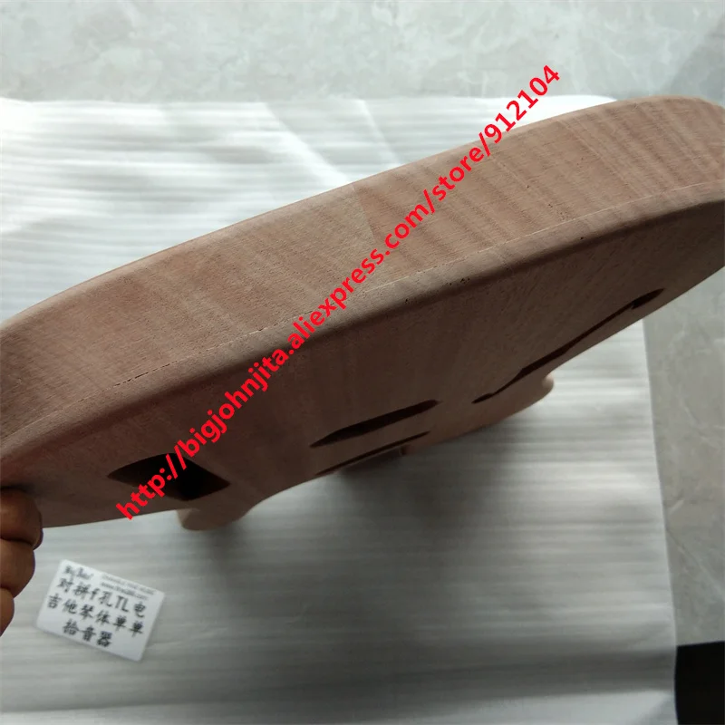 Two pieces of Mahogany spliced together TL 6 Strings Style Electric Guitar Body No Paint Diy Guitar Kit BJ674