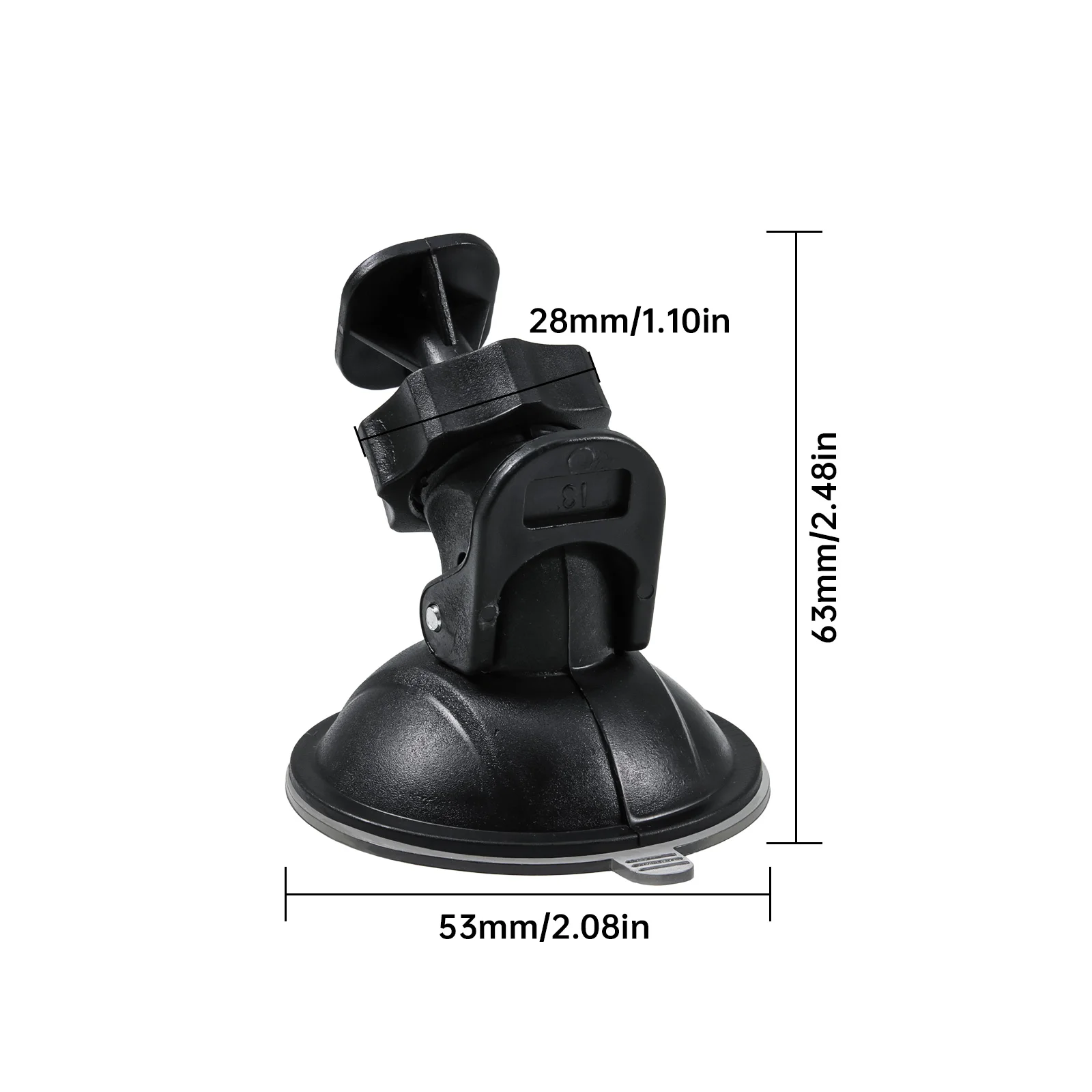Car Suction Cup for Xiaomi YI GoPro DVR Holder HUD P13 DVR Camera Stand 360 Degree Rotating Driving Recorder Bracket Holder 1pcs image 6