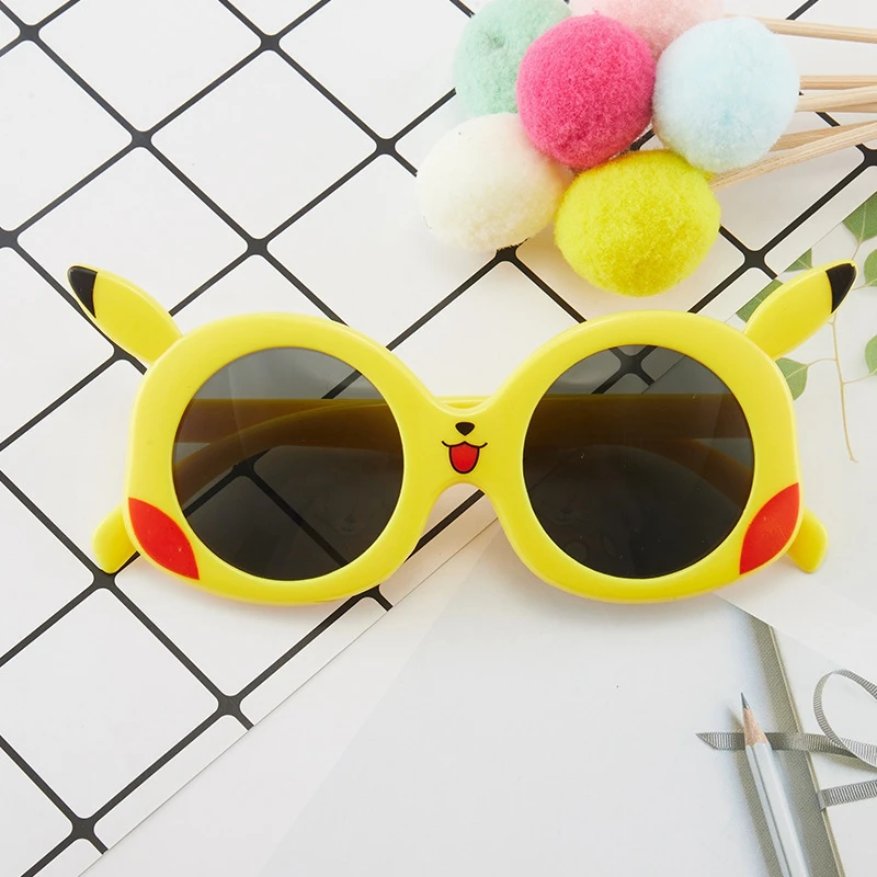 

1 PC Cute Anime Pokemon Pikachu Cosplay Sunglasses For Kids Children Protective Sunshine Glasses