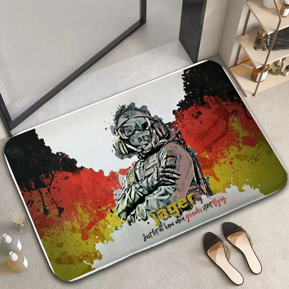 Tom Clancy S Rainbow Six Siege Carpet for Kitchen Mats Kitchen Floor Mat Bathroom Foot Mat Prayer Rug Rugs Door Bath Non-slip