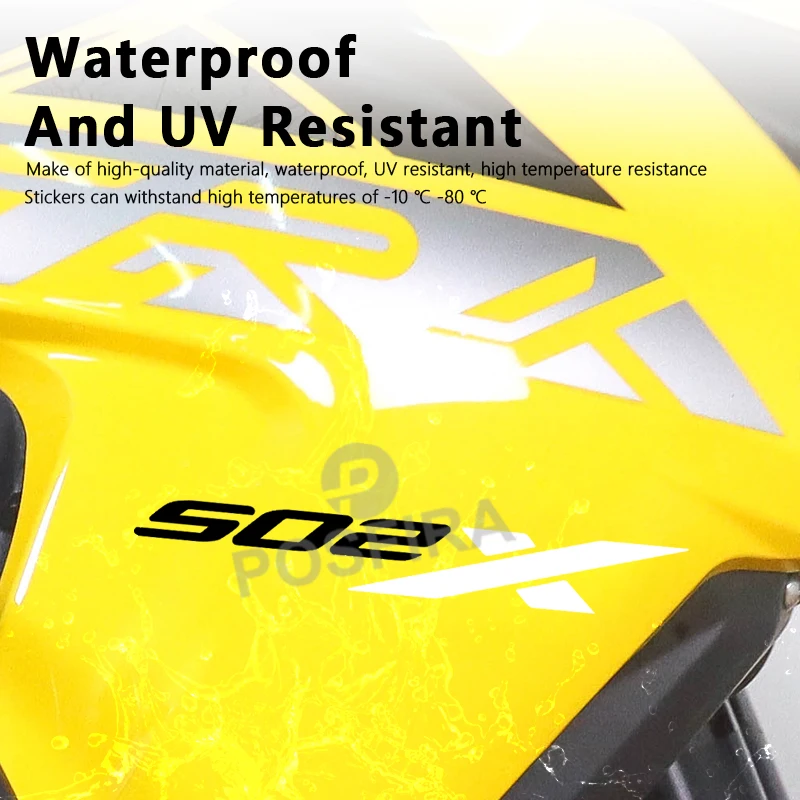 POSFIRA สติ๊กเกอร์รถจักรยานยนต์ไวนิลสําหรับ Benelli Trk 502X 502 X Trk502X อุปกรณ์เสริม 2017-2024 รถจักรยานยนต์กราฟิกโลโก้สัญลักษณ์