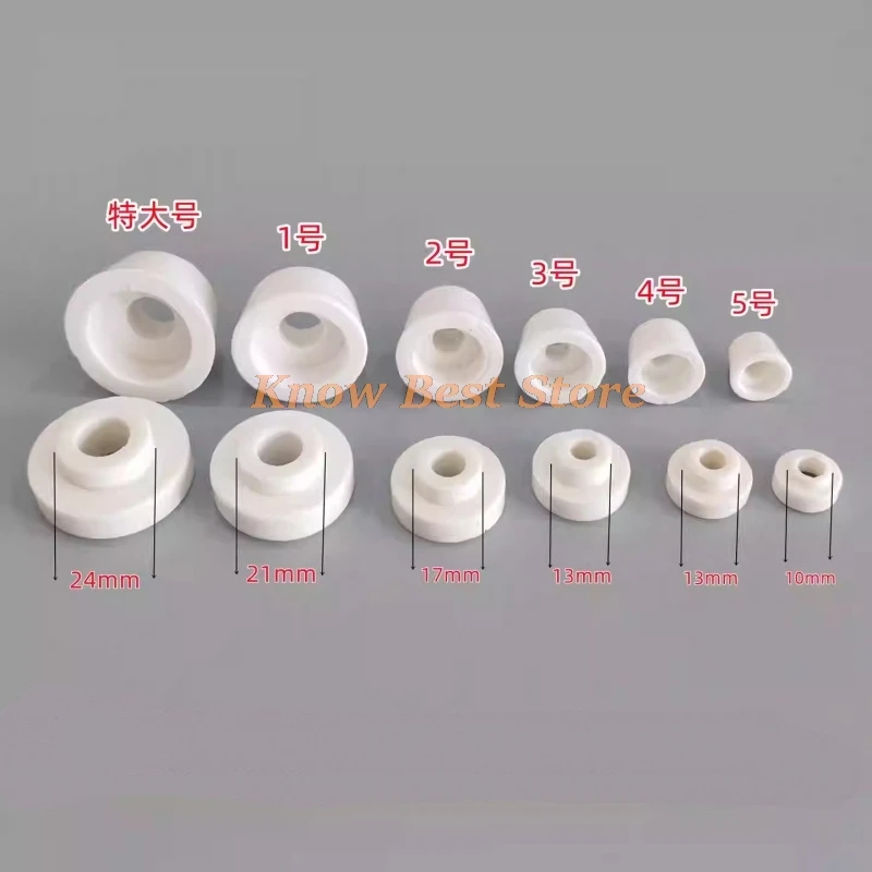 

10 шт. керамические конические изоляторы, бусины, фарфоровый изолятор из глинозема для нагревательного провода