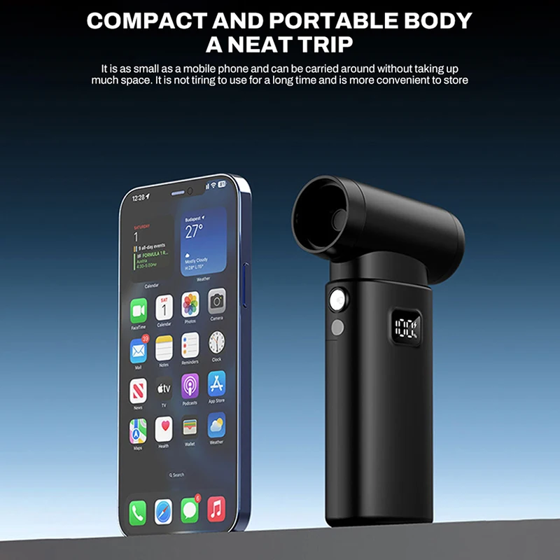 Xiaomi Turbo Jet منفاخ 800000RPM فرش السيارات قوية منفاخ الهواء منظف الغبار يده سوبر العنيفة منفاخ التوجه PC أداة