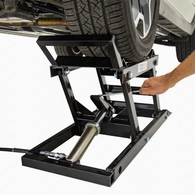 Mobile Scissor Lift – Pneumatic Hydraulic Lifting Platform for Car Repair & Vehicle Maintenance