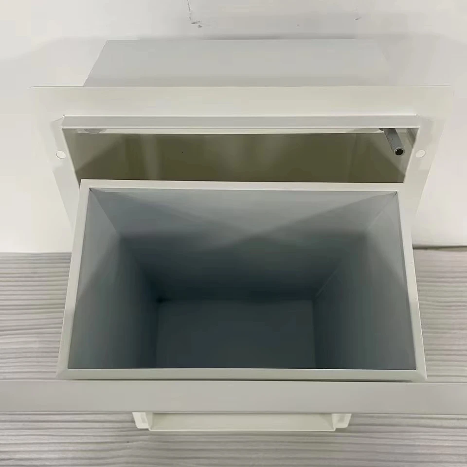 Modern 304 Stainless Steel Trash Can Tile-inserted Invisible Recessed Bathroom Refuse Bin Rubbish Bin Niche Hidden Inlay Tiles
