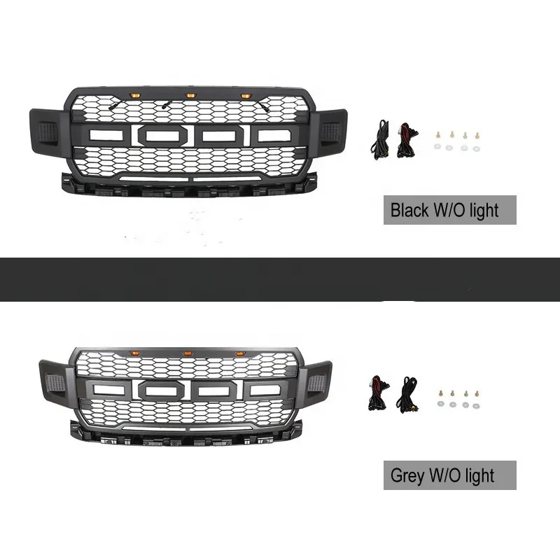 direct factory pickup truck auto parts accessories wo led light 2018 front hood grille fit for ford f150