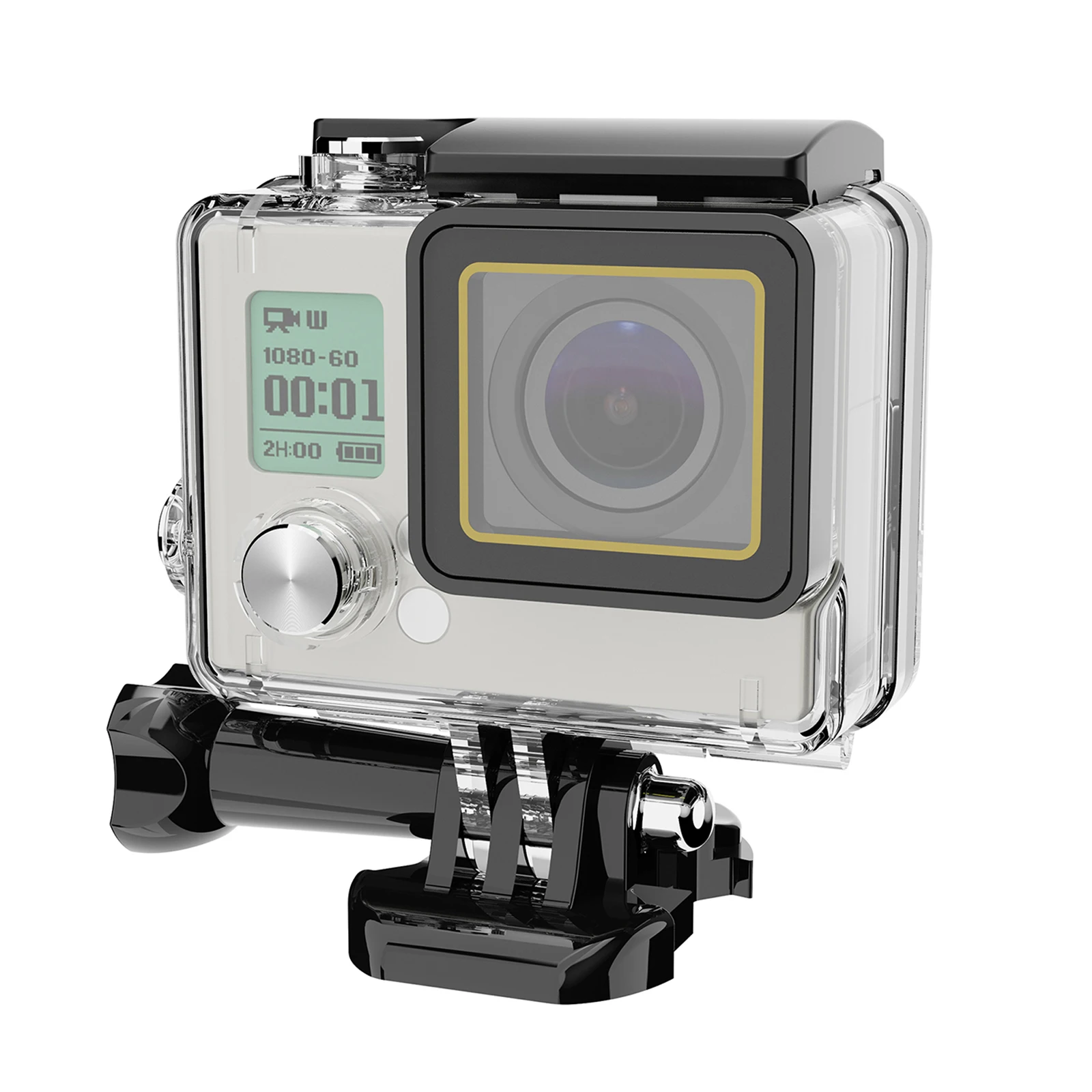 for GoPro Hero 4 3+ Waterproof Case 60m Underwater Diving Protector Housing For Go Por 4 3+ GoPro4 Dive Cover Accessory