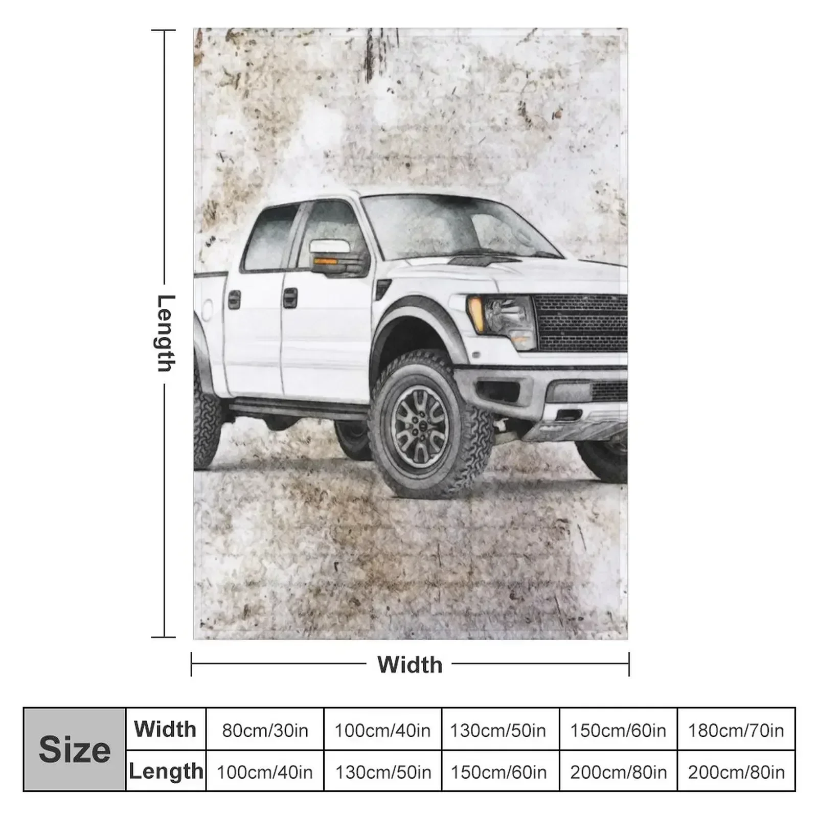 My F-150 Throw Blanket Tourist Custom Cute Luxury Designer Blankets