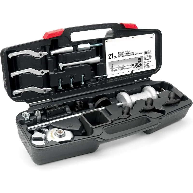 

Tool Set, Remove Car Front and Rear, Bearings and Seals, Vehicle Repair 21 Piece Kit - 648611, Sil