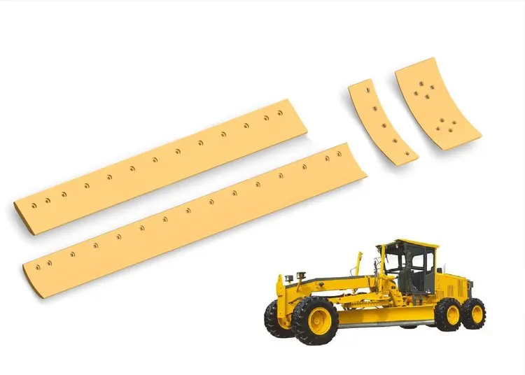 China Manufactured Motor Grader Blades Overlay Mini Excavator Cutting Edge Dozer Blade Construction Machinery Parts