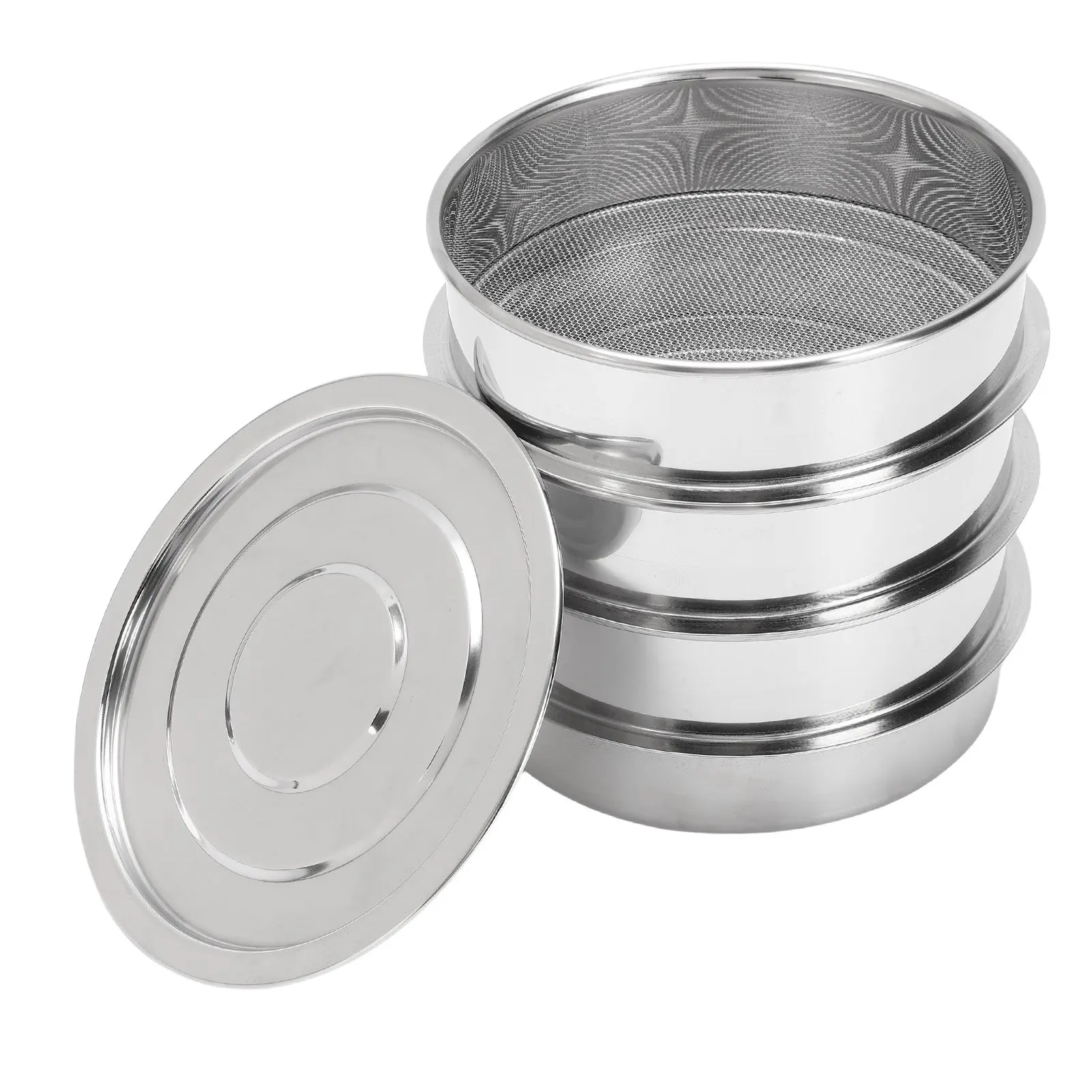 6.7 Sprouting Kit Stainless Steel Mesh Germination Tray Sprout Grower Lid Base for Beans Peas Broccoli Wheat Grass