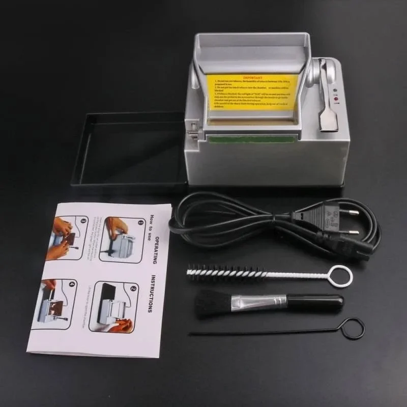 6.5/8MM Electric Cigarette Injector - Auto Tobacco Roller Machine, Handheld Tube Filler for Rolling Wrapping DIY Smoking Tool