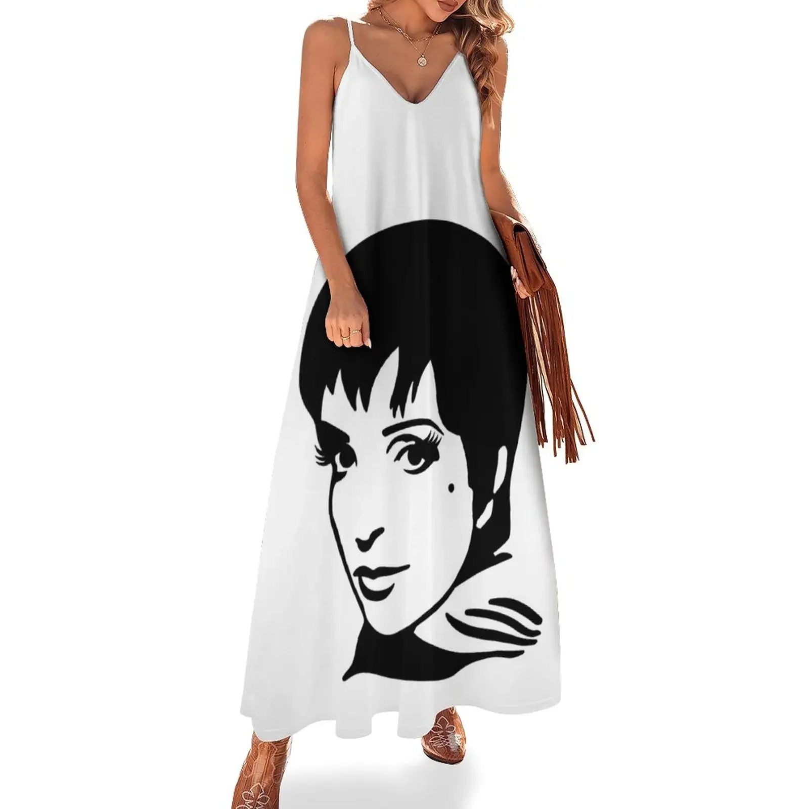 

Liza Minnelli Sleeveless Dress summer dress woman 2024 elegant party dresses for women 2024 Long dresses