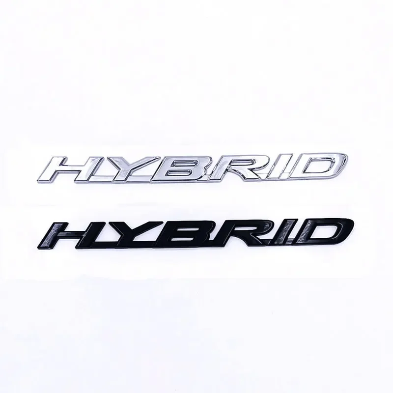 

HYBRID letter logo car sticker for lexus LX470 ES ES200 ES260 RX NX hybrid rear door side fender refit accessories decorative