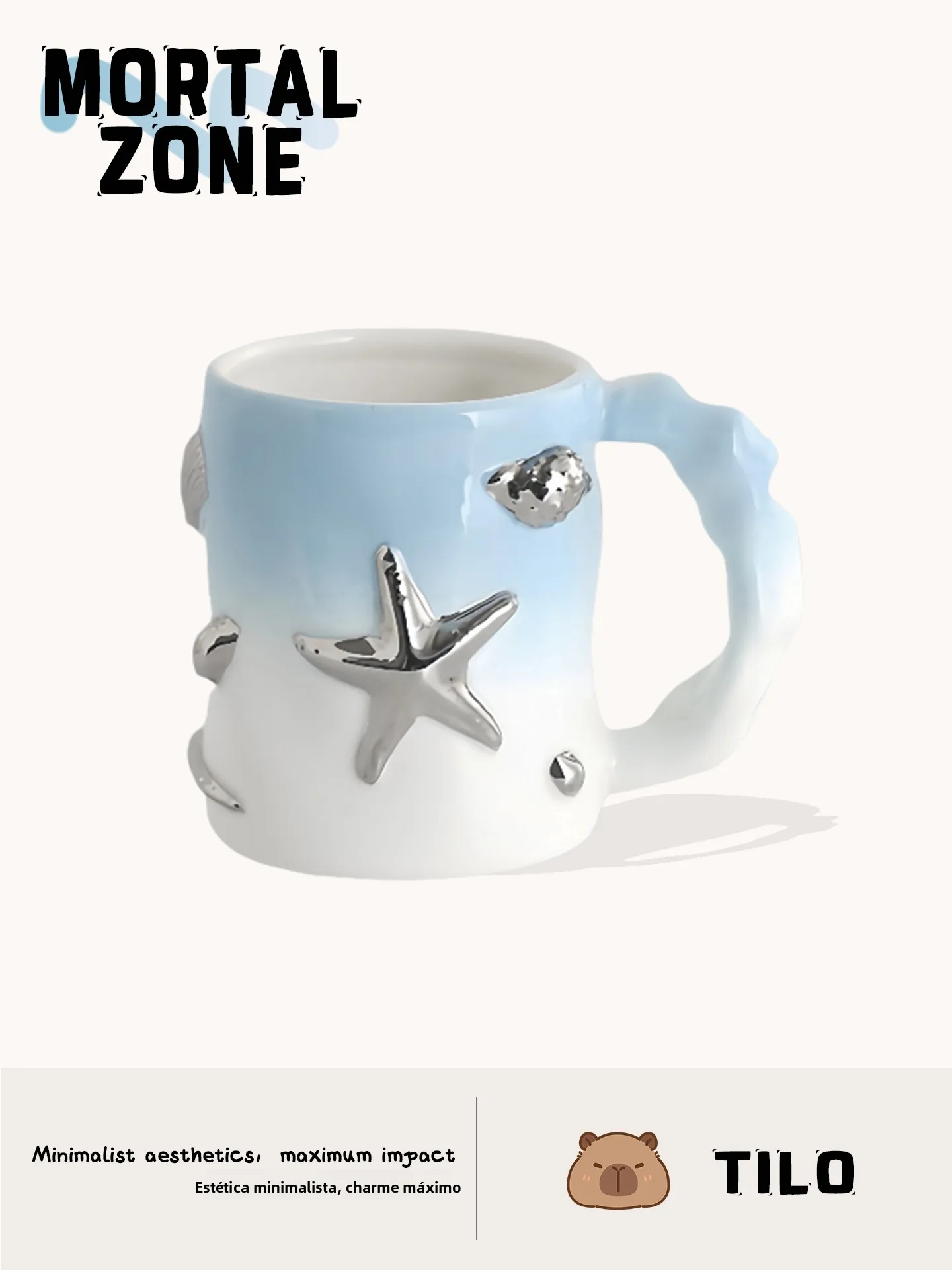 mortalzone-ocean-wave-pattern-electroplated-cerc-mug-irregular-design-high-aesthetic-value-coffee-mug-without-lid