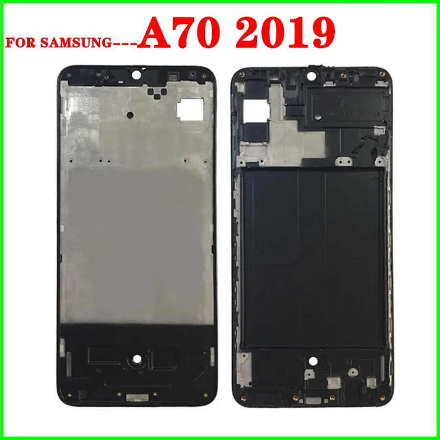 Rear Full Housing Frame For SAMSUNG Galaxy A70 2019 A705 Back Battery Door Cover Case Housing +Middle Frame Button Camera Lens