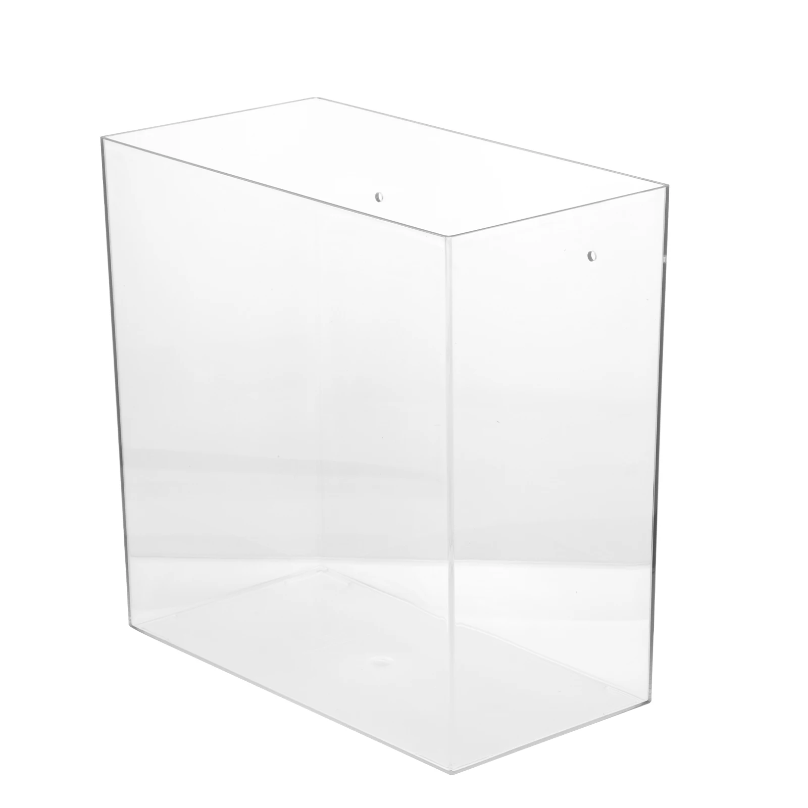 

Transparent Acrylic Flower Bucket Small White Storage Container for Plants Home Accessory Multi function Planter Cube Kitchen